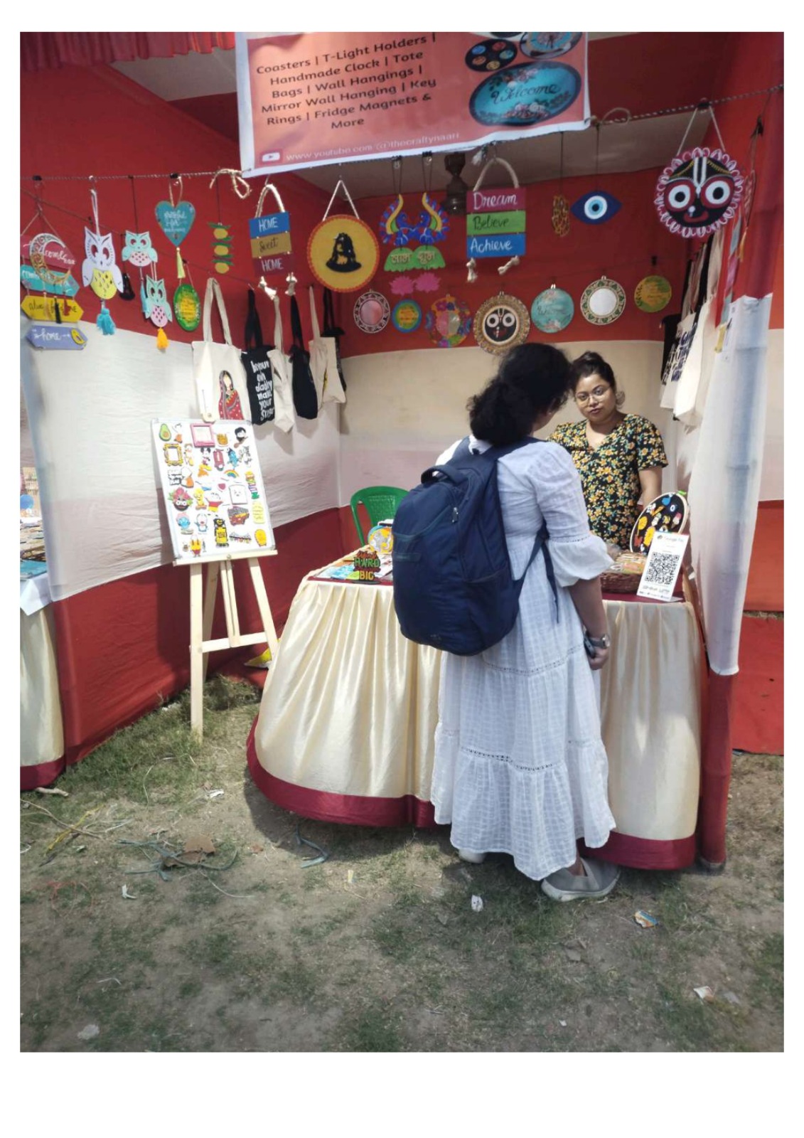 The Crafty Naari stall at a past exhibition