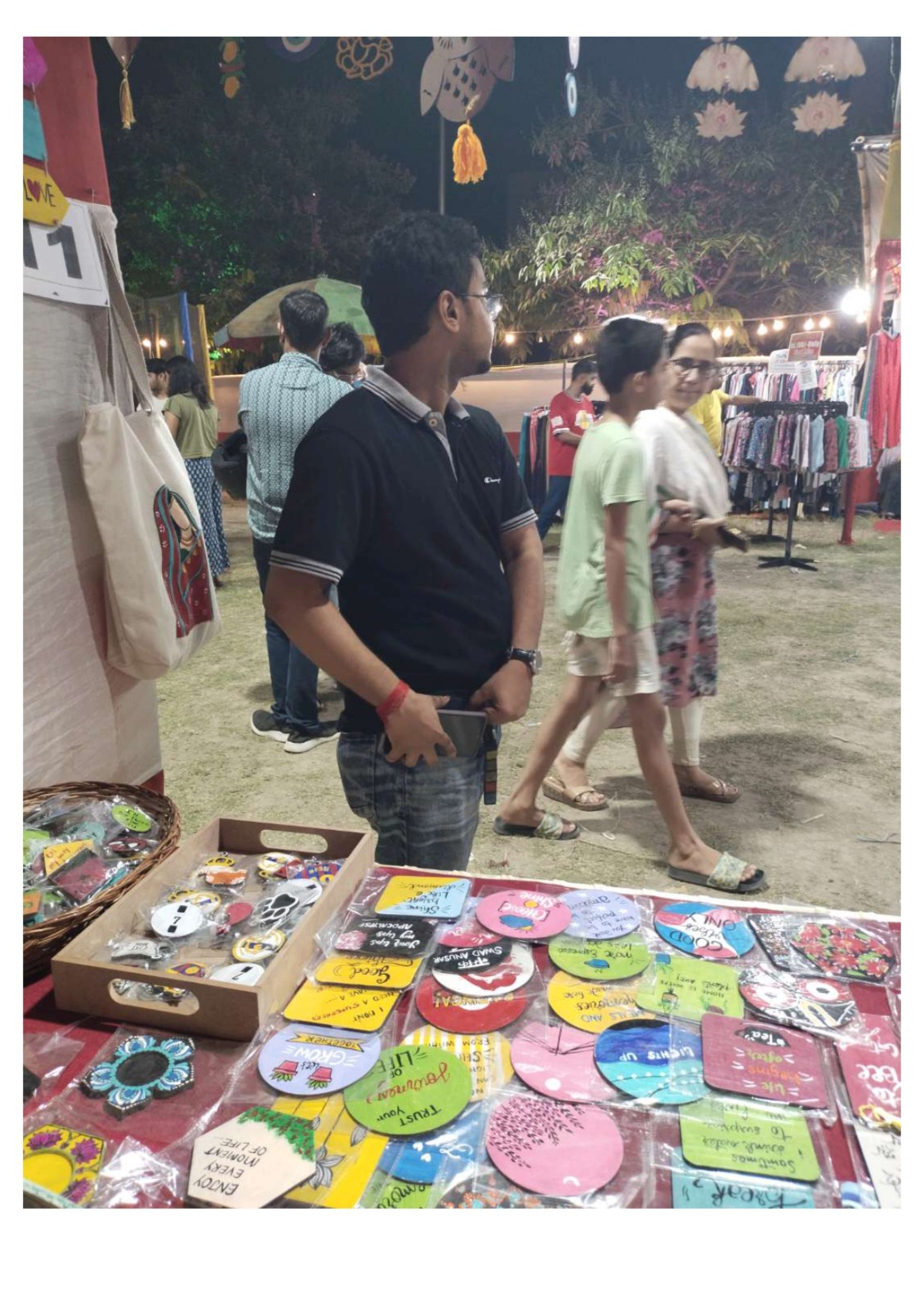The Crafty Naari stall at a past exhibition